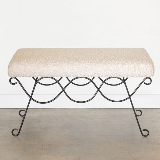 Panoplie Iron Double Loop Bench, Poodle